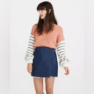Madewell Wrap Denim Skirt